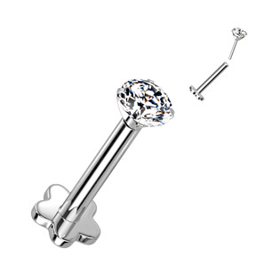 TIT1170-K PUSH IN piercing do brady / ucha TITAN 1,2 x 8 mm