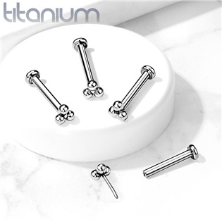 TIT1123-1206 Piercing do brady - PUSH IN labreta titan
