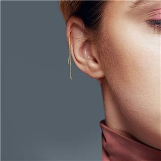 CP1070-ST Cartilage piercing do ucha s řetízkem