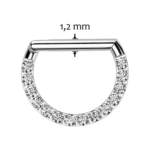 TIT1341-1206 Piercing segment půlkruh TITAN