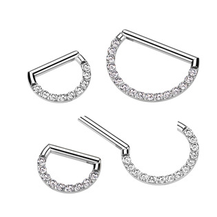 TIT1341-1206 Piercing segment půlkruh TITAN