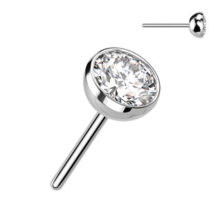TIT1147C-015 Kamínek k PUSH IN piercingu TITAN