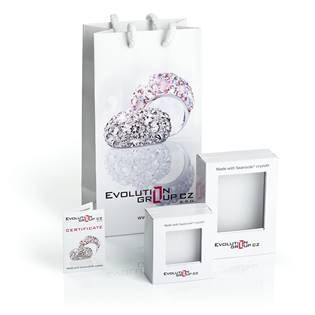 EG1012-GX Stříbrný přívěšek Crystals from Swarovski®, Galaxy