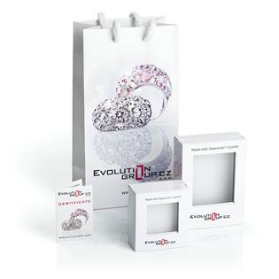 EG1081-CHM Stříbrný přívěšek s kameny Crystals from Swarovski® Chameleon
