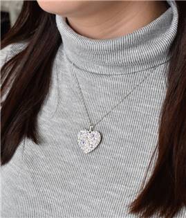EG1133-AB Stříbrný přívěsek s krystaly Swarovski, AB