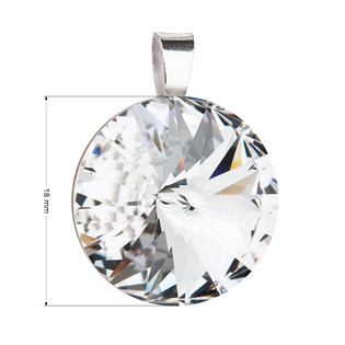 EG1244 Stříbrný přívěsek s krystalem Preciosa