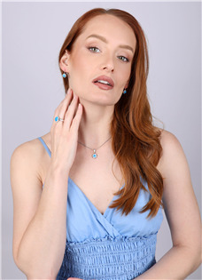 EG1344-OP05-54 Stříbrný prsten se syntetickým opálem a krystaly Preciosa