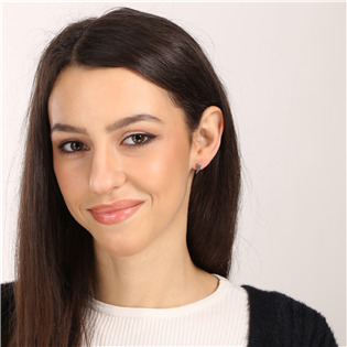 EG1365 Stříbrné náušnice andělská křídla