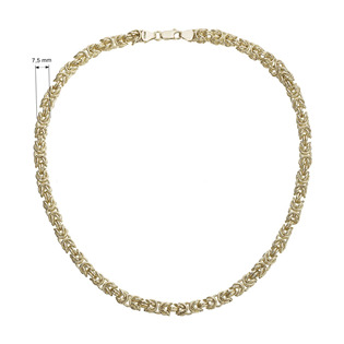 EG1753 Masivní náhrdelník pozlacený