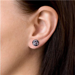EG2008-GX Stříbrné náušnice s krystaly Crystals from Swarovski®, Galaxy