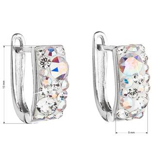 EG2009-CAB Stříbrné náušnice s krystaly Crystals from Swarovski® AB