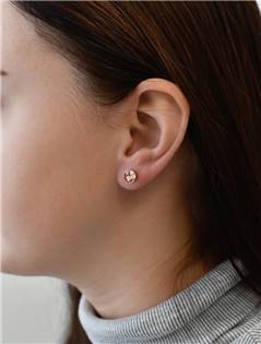 EG2044-LR Stříbrné náušnice s krystaly Crystals from Swarovski® Light Rose