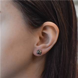 EG2809-CD Stříbrné náušnice s krystaly Crystals from Swarovski® Colorado