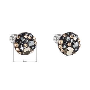 EG2809-CD Stříbrné náušnice s krystaly Crystals from Swarovski® Colorado
