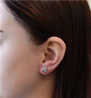 EG2809-CHM Stříbrné náušnice s krystaly Crystals from Swarovski® Chameleon