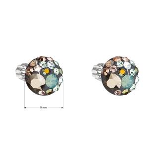 EG2809-CHM Stříbrné náušnice s krystaly Crystals from Swarovski® Chameleon