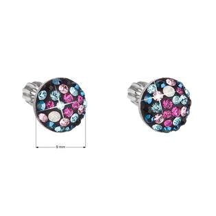 EG2809-GX Stříbrné náušnice s krystaly Crystals from Swarovski® GALAXY