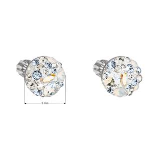 EG2809-LS Stříbrné náušnice s krystaly Crystals from Swarovski® LIGHT SAPPHIRE