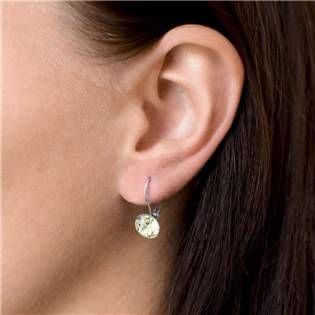 EG3054-YE Sada stříbrných šperků s kameny Crystals from Swarovski® Yellow