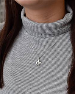 EG3205-CR Sada šperků s krystaly Swarovski náušnice, řetízek a přívěsek