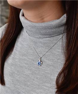 EG3205-LS Sada šperků s krystaly Swarovski náušnice, řetízek a přívěsek