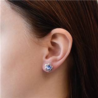 EG3205-LS Sada šperků s krystaly Swarovski náušnice, řetízek a přívěsek