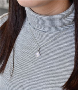 EG3230 Sada šperků s krystaly Swarovski náušnice, řetízek a přívěsek