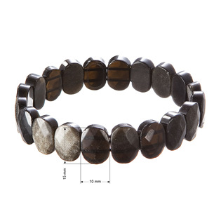 EG3572 Náramek s minerálními kameny onyx 43057.3