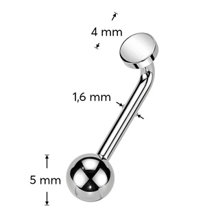 KT009-C Christina piercing TITAN