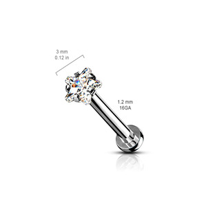 LB1094C-1206 Piercing do brady labreta / cartilge
