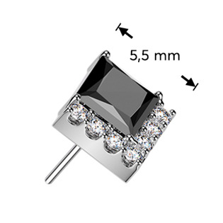 TIT1650 Ozdobná část k PUSH IN piercingu TITAN