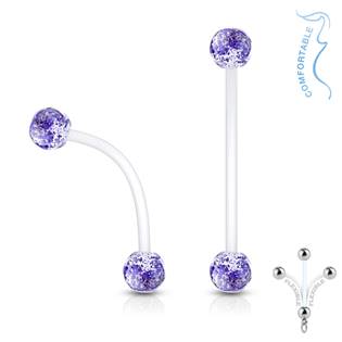 WP0021-A Pružný těhotenský piercing do pupíku