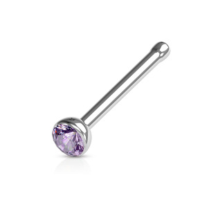 N01058C Piercing do nosu - kamínek