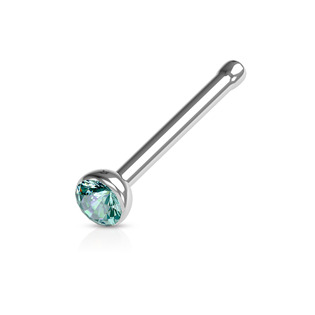 N01058C Piercing do nosu - kamínek