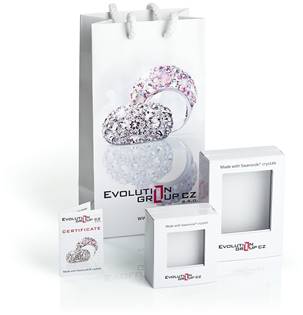 EG2036-CH Stříbrné náušnice s krystaly Crystals from Swarovski® Chrysolite