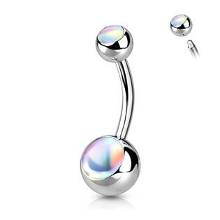 BS0005-P Piercing do pupíku - banánek