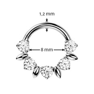 TIT1601-1210 Piercing segment kruh TITAN