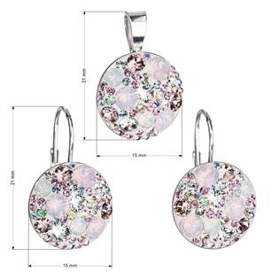 EG3042-MR Sada šperků s kamínky Crystals from Swarovski® Magic Rose