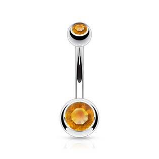 BS1005-C Piercing do pupíku - banánek malý