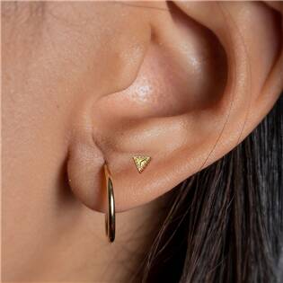LB0037GD-1208 Labreta / cartilage piercing - trojúhelník