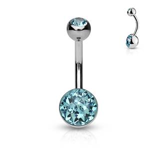 BS01050-AB Piercing do pupíku zdobený Crystals from Swarovski®