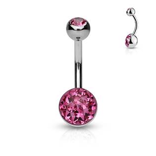 BS01050-AB Piercing do pupíku zdobený Crystals from Swarovski®