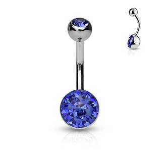 BS01050-AB Piercing do pupíku zdobený Crystals from Swarovski®