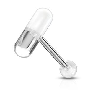 PJ01001-WP Piercing do jazyka - kapsle