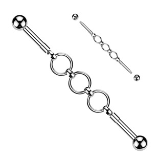 ID01051 Industrial piercing s kroužky