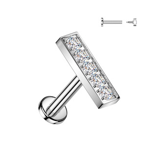 LB1162-1206 Piercing do brady se zirkony