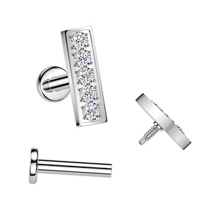 LB1162-1208 Piercing do brady se zirkony