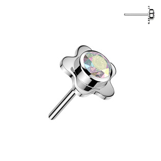 TIT1719-AB Náhradní kytička k PUSH IN piercingu TITAN