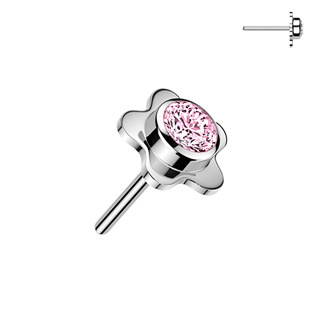 TIT1719-AB Náhradní kytička k PUSH IN piercingu TITAN