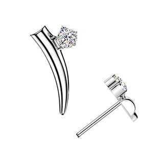 TIT1728 Náhradní ozdobná část k PUSH IN piercingu TITAN